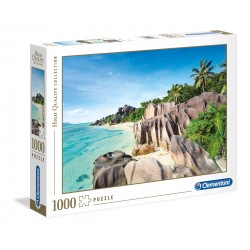 Puzzle Clementoni, High Quality Collection - Paradise Beach, 1000 piese, dimensiune 69 x 50 cm, produs in Italia